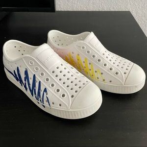 Native Shoes Jefferson Crayola Print Perforated Slip-On C11